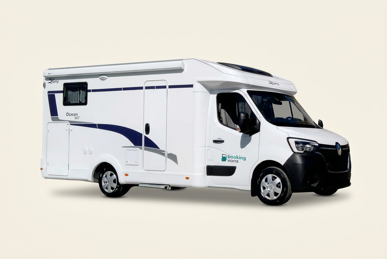 Blucamp Ocean 527 A en Bookingvans Almería
